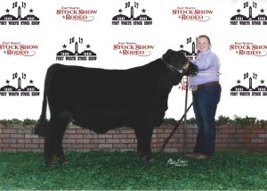Judge commented that this was one of the best looking heifers in the class.